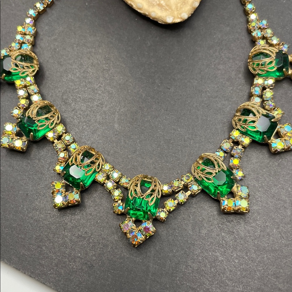 Juliana filigree necklace vintage C15 - Picture 3 of 8